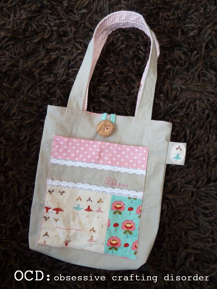 ocd: obsessive crafting disorder: Totes for my Little Ballerinas