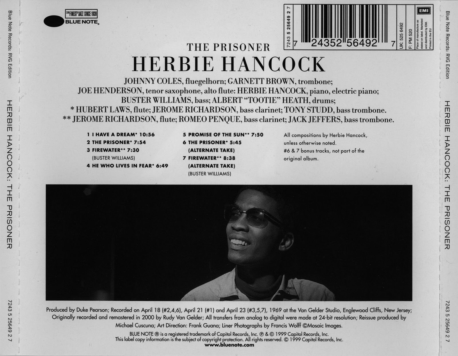 Jazz Libre Herbie Hancock The Prisoner (1969)