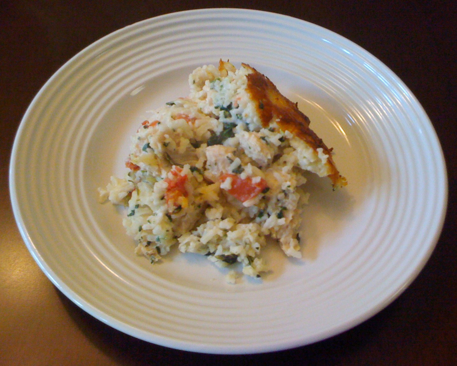 The Persnickety Picnic Spinach Tomato Chicken Rice Casserole