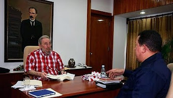 cinco horas se reunieron Castro y Chávez