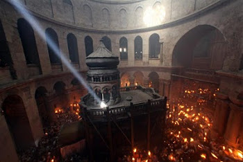 hermosa vista del Santo Sepulcro obtenida por Jim Hollander en Jerusálem