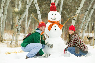 Winter Holiday Snowman Theme