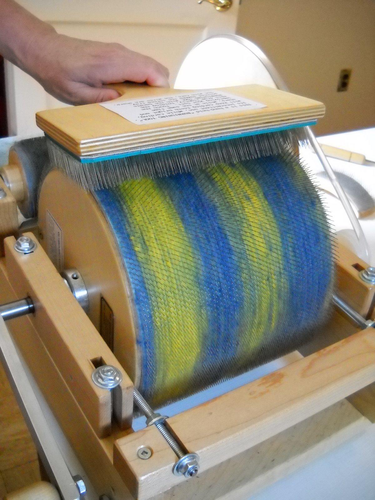 Wool lovefunctional fiber art Drum Carder TutorialBeginning to Card