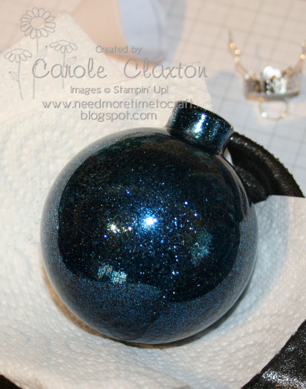 Need more time to Craft Handmade Glitter Xmas Baubles