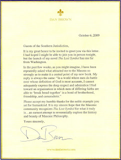 “O SÍMBOLO PERDIDO” de DAN BROWN & MAÇONARIA