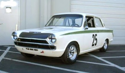 Dinosaurs and Robots: Charming Lotus Cortina Race Car