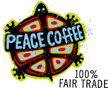 PEACE COFFEE - 100% Fair Trade -Commit to Your Beans & Your Bike!