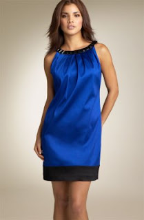 فساتينك الوان ...اجمل الفساتين الزرقا adrianna+papell+bead