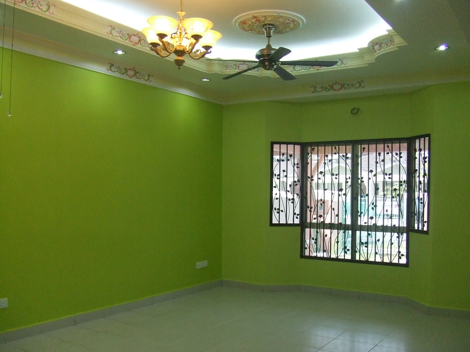 Hasil Ubahsuai warna dinding