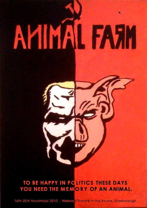 In allegorical novel called animal farm