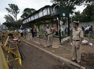 Bomb Blast Near Madivala Bus Stand