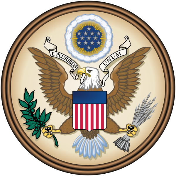 Escudo Nacional de los Estados Unidos de Norteamérica para imprimir