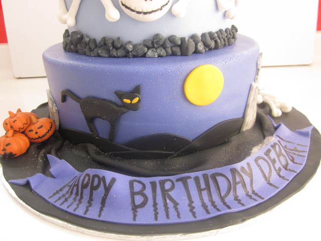 Celebrate with Cake!: Nightmare Before Christmas 2 tier Cake