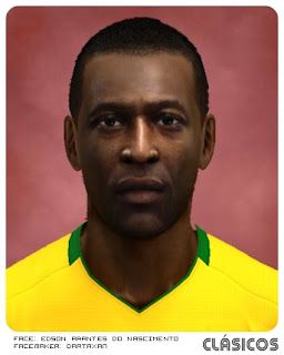 Pro Evolution Soccer Downloads: Pelé face for PES 2009 by Dartaxan