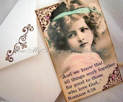 vintage bible passage bookmark collage
