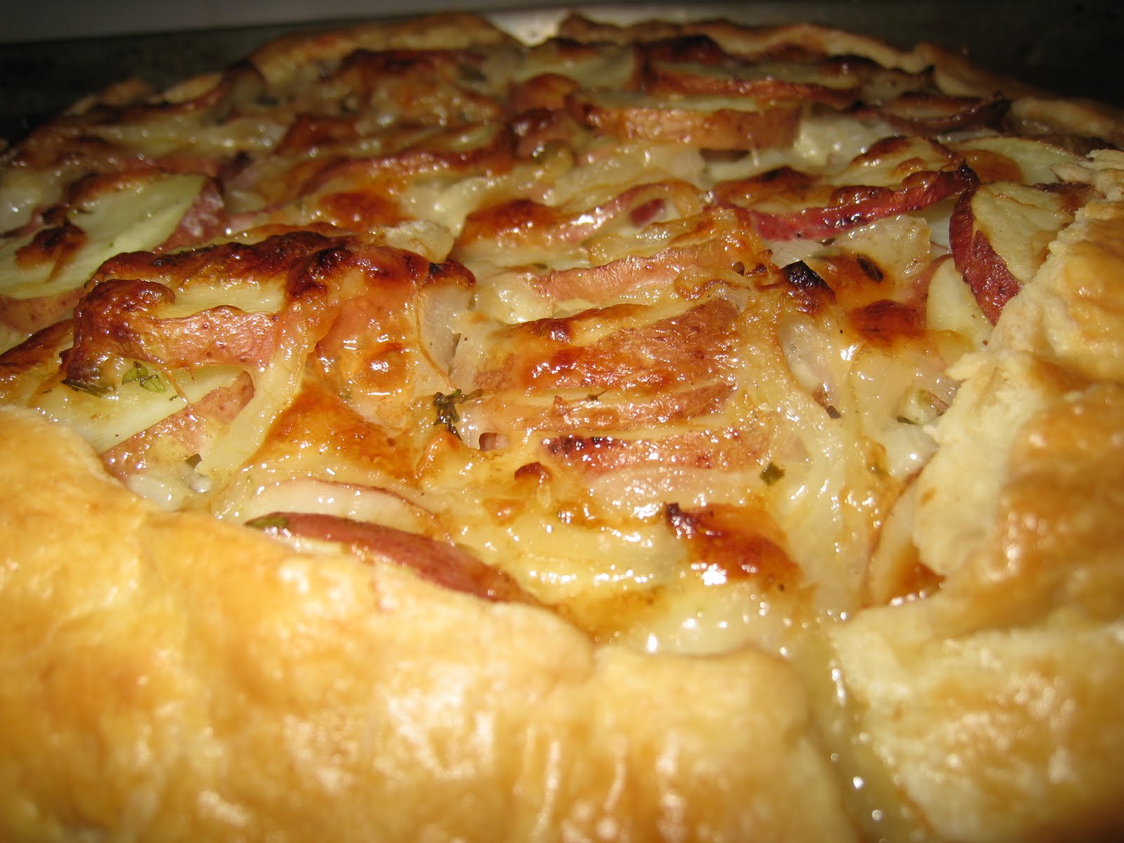 Baking My Way Through... Potato, Onion, and Gruyère Galette