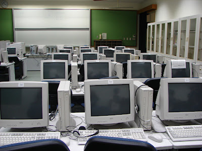Ms. Gray Visits Japan: School computer lab