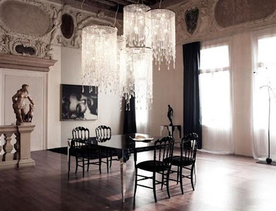 Dining Room with Gothic Design Ideas by Cattelan Italia