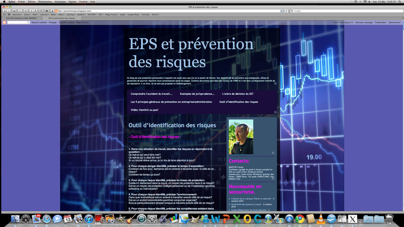 Blog du prof SST EPS et prévention des risques