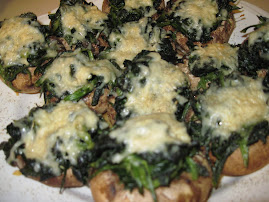 Spinach and Parmesan Stuffed Mushrooms