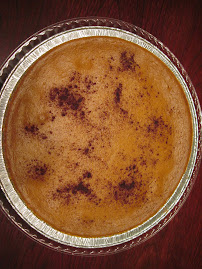 Pumpkin Pie with Ginger Snap Crust