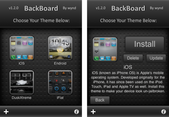 Iphone Springboard Customization Facilmente mudar as configurações Springboard com BackBoard para iPhone ...