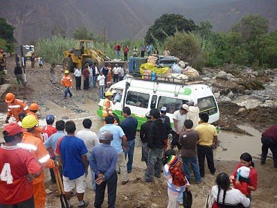 Resultado de imagen para huaycos en yauyos