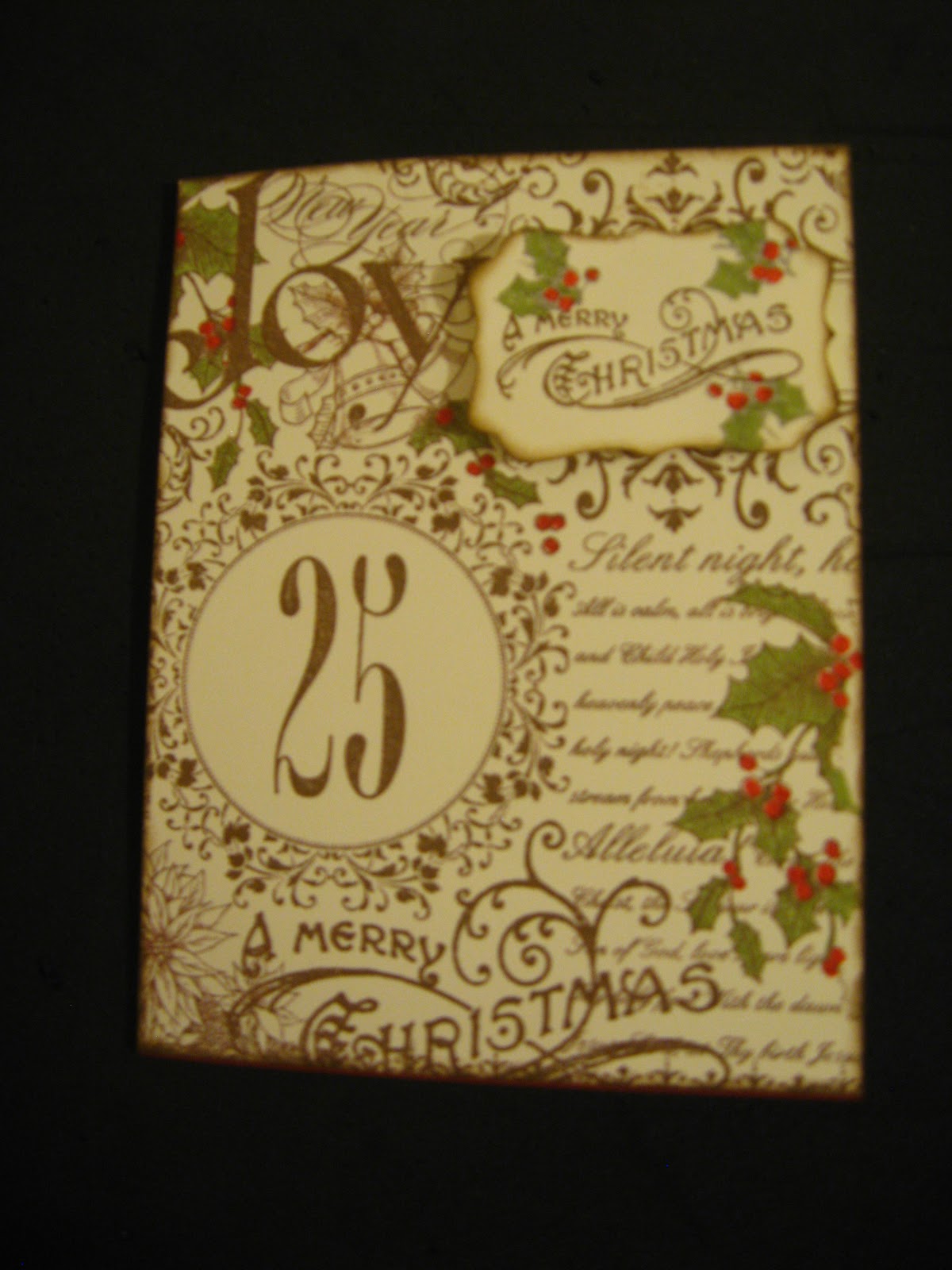 Multi photo christmas card collage holiday card: printable Studio Scrapworx: Christmas Collage Card