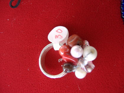 (my coral red '1st' chakra ring)