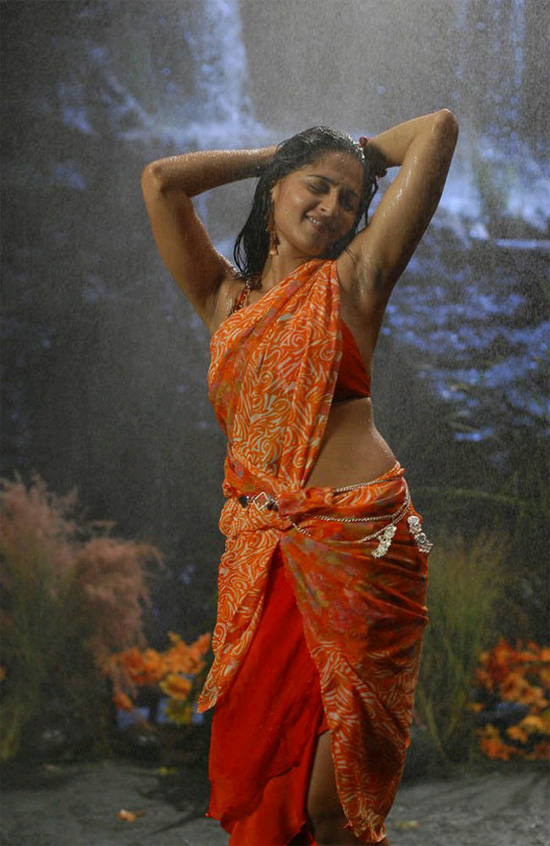 Anushka in Wet Saree
