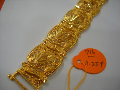 Nazman Enterprise: Rantai Tangan Emas 916