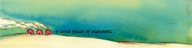 a little fence of alphabet...