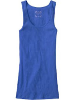Old Navy tank top, blue
