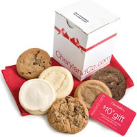 Free cookies + $10 gift card