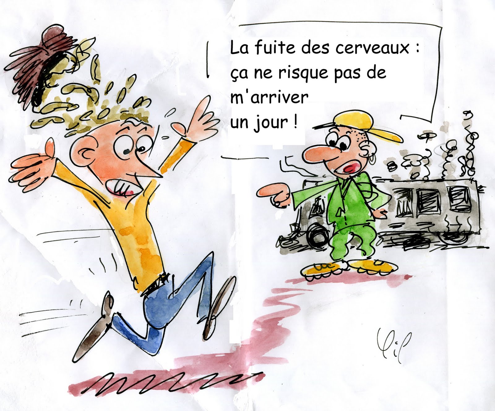 La mouche Ducoche La fuite des cerveaux