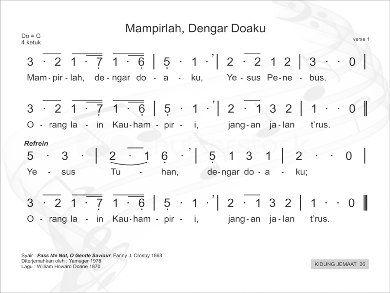 The Worship Song Mampirlah, Dengar Doaku