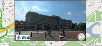 Seety map showing Buckingham Palace
