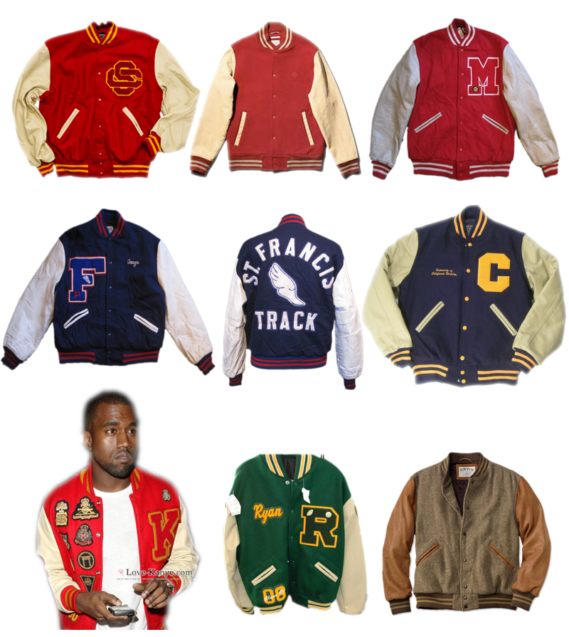 All Tied Up: vintage varsity jackets