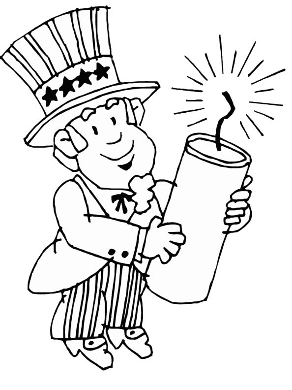 Free Coloring Pages: Fourth of July Coloring Pages