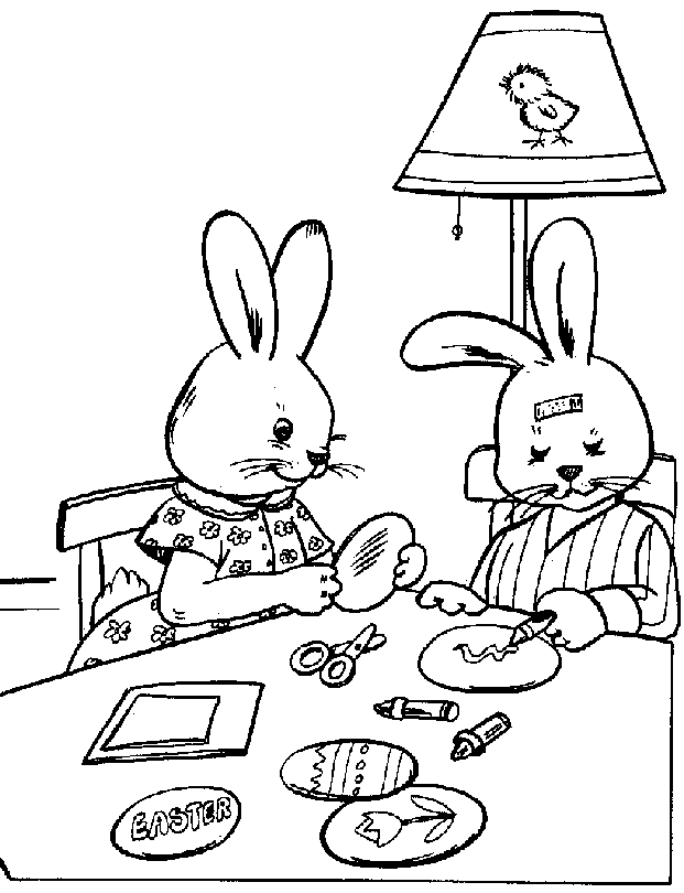 easter eggs coloring pages
