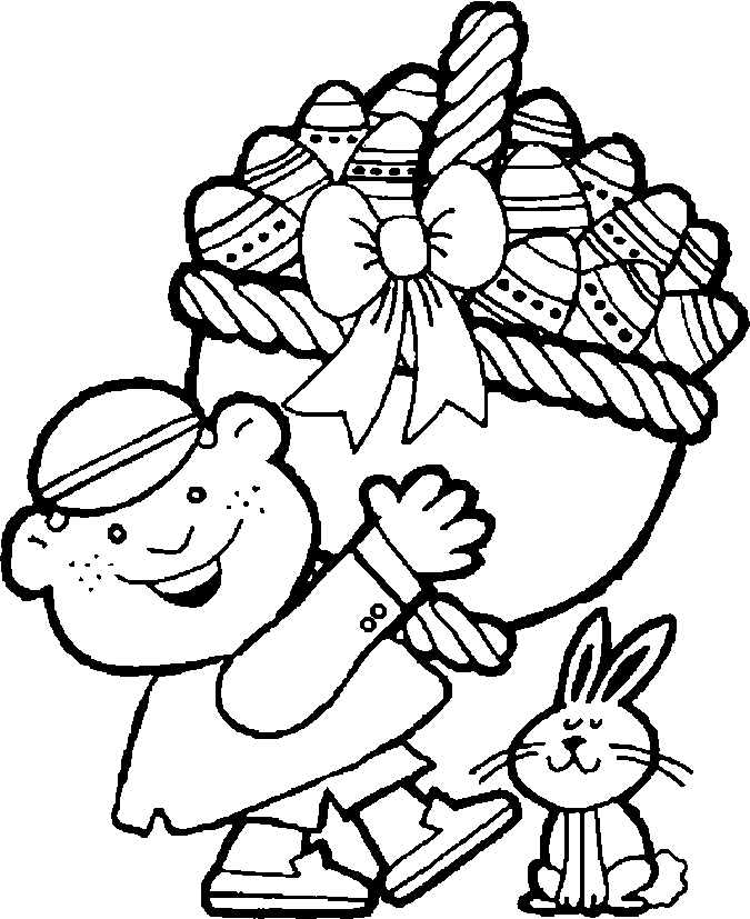 Easter Coloring Pages: August 2010