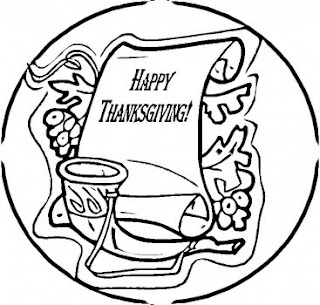 Happy Thanksgiving Coloring Printables