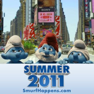 The Smurfs, teaser, poster
