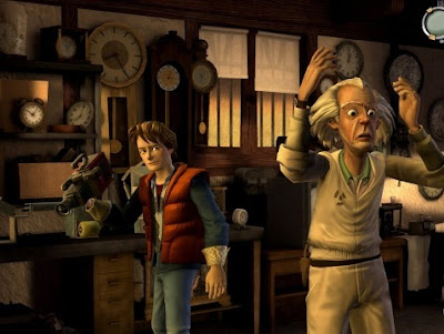 Back to the Future, game, sony, ps3, screen