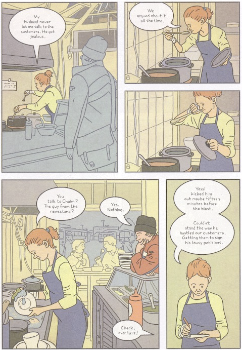 Un autre regard Another View From Here: Exit Wounds, by Rutu Modan