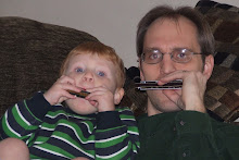 01/11/08 Daddy and I playing our harmonica's