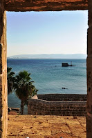 View of the Mediterranean from the city walls