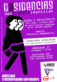 2009-12-17 . "DESEO Y RESISTENCIA" LIBURUAREN AURKEZPENA DONOSTIAN