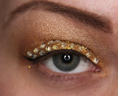 Makeup your Jangsara: Tutorial: Gold with Diamonds