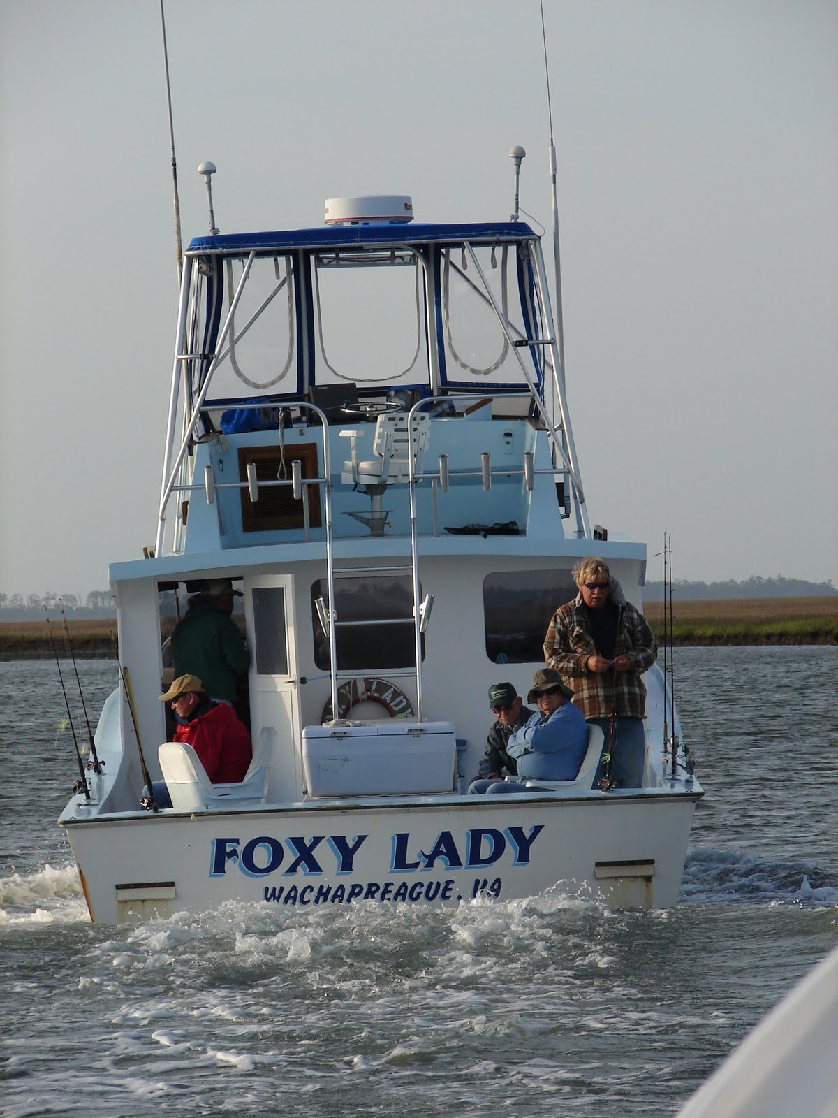 FishWach Wachapreague Fishing Report Guy Della and friends Hire Nat